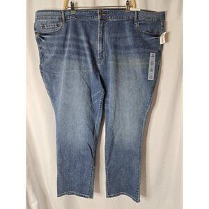 Old Navy women’s Mid-rise Power Slim Straight Jeans- Size 30-Plus Size- NWT